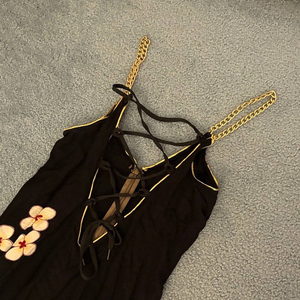 Floral Black Jumpsuit - Picture 8 of 14
